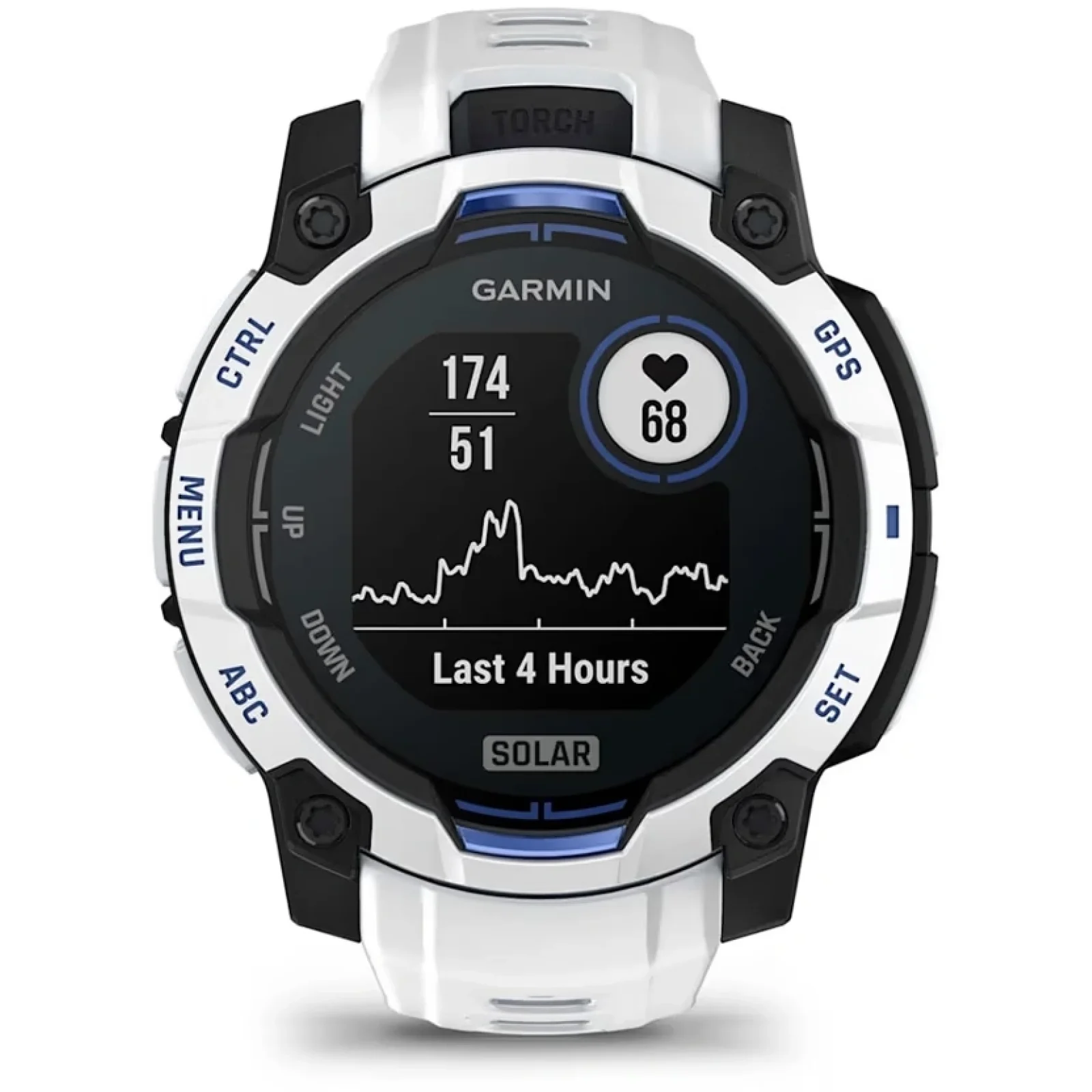 Смарт-годинник Garmin Instinct 3 45mm Solar Whitestone with Whitestone Band (010-02934-03)