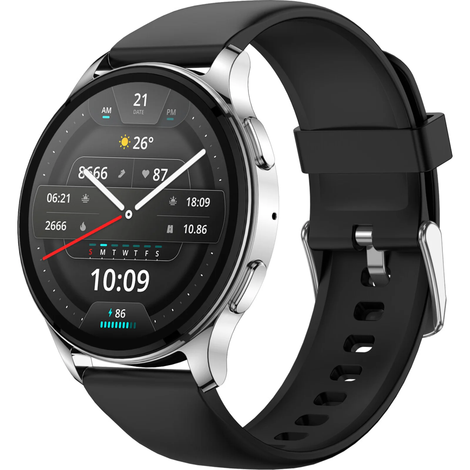 Смарт-годинник Amazfit Pop 3R Silver EU
