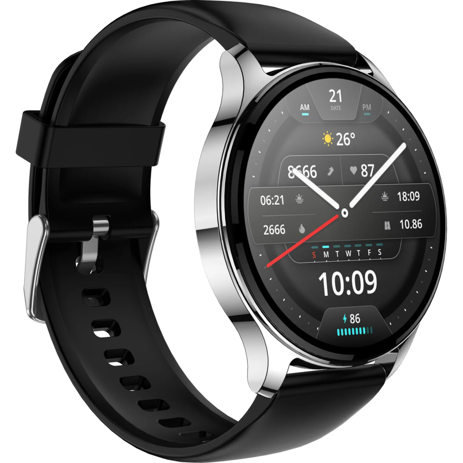 Смарт-годинник Amazfit Pop 3R Silver EU