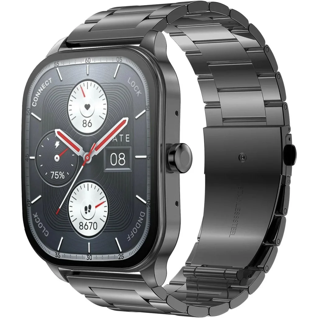 Смарт-годинник Amazfit Pop 3S Metal Black EU