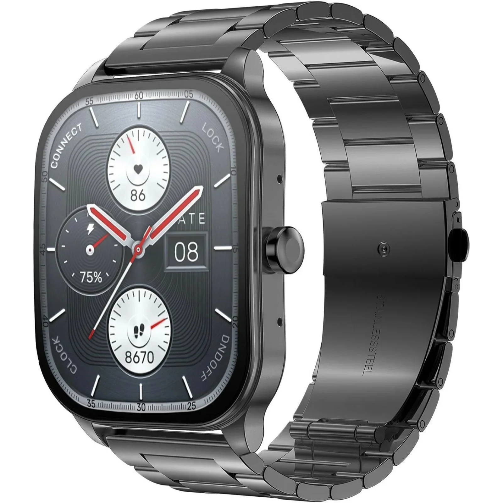 Смарт-годинник Amazfit Pop 3S Metal Black EU