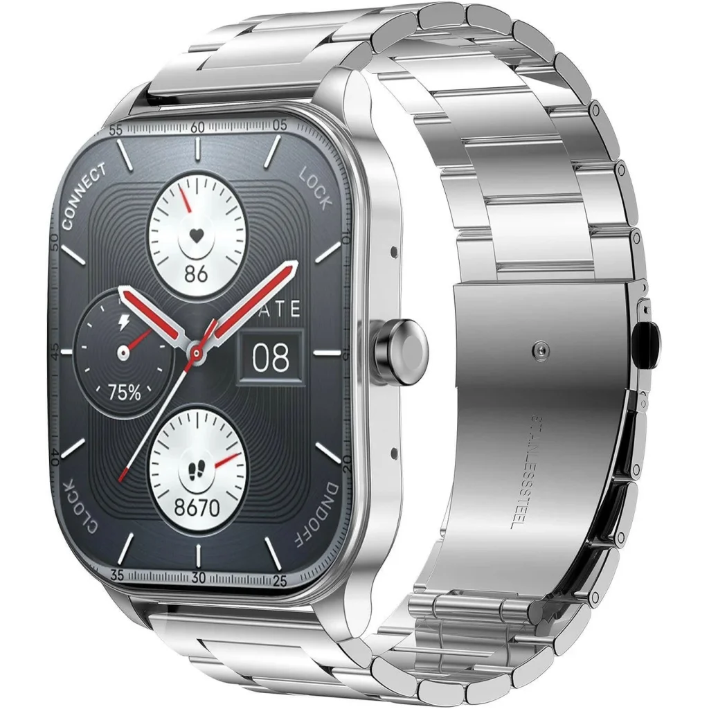 Смарт-годинник Amazfit Pop 3S Metal Silver EU