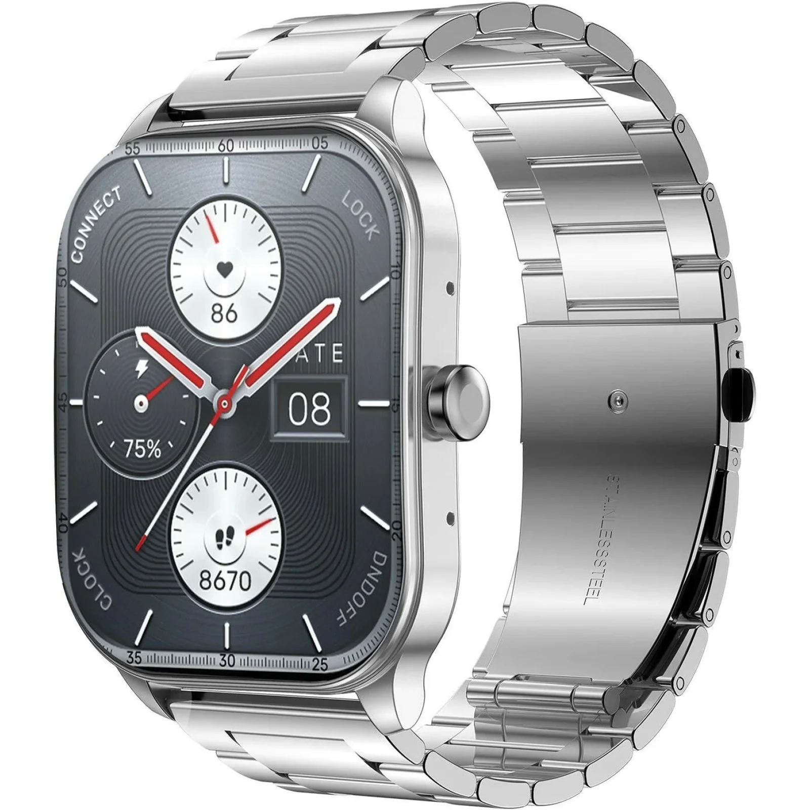 Смарт-годинник Amazfit Pop 3S Metal Silver EU