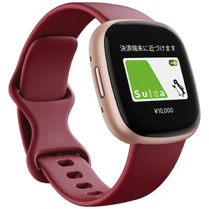 Смарт-годинник Fitbit Versa 4 Beet Juice/Copper Rose (FB523RGRD)