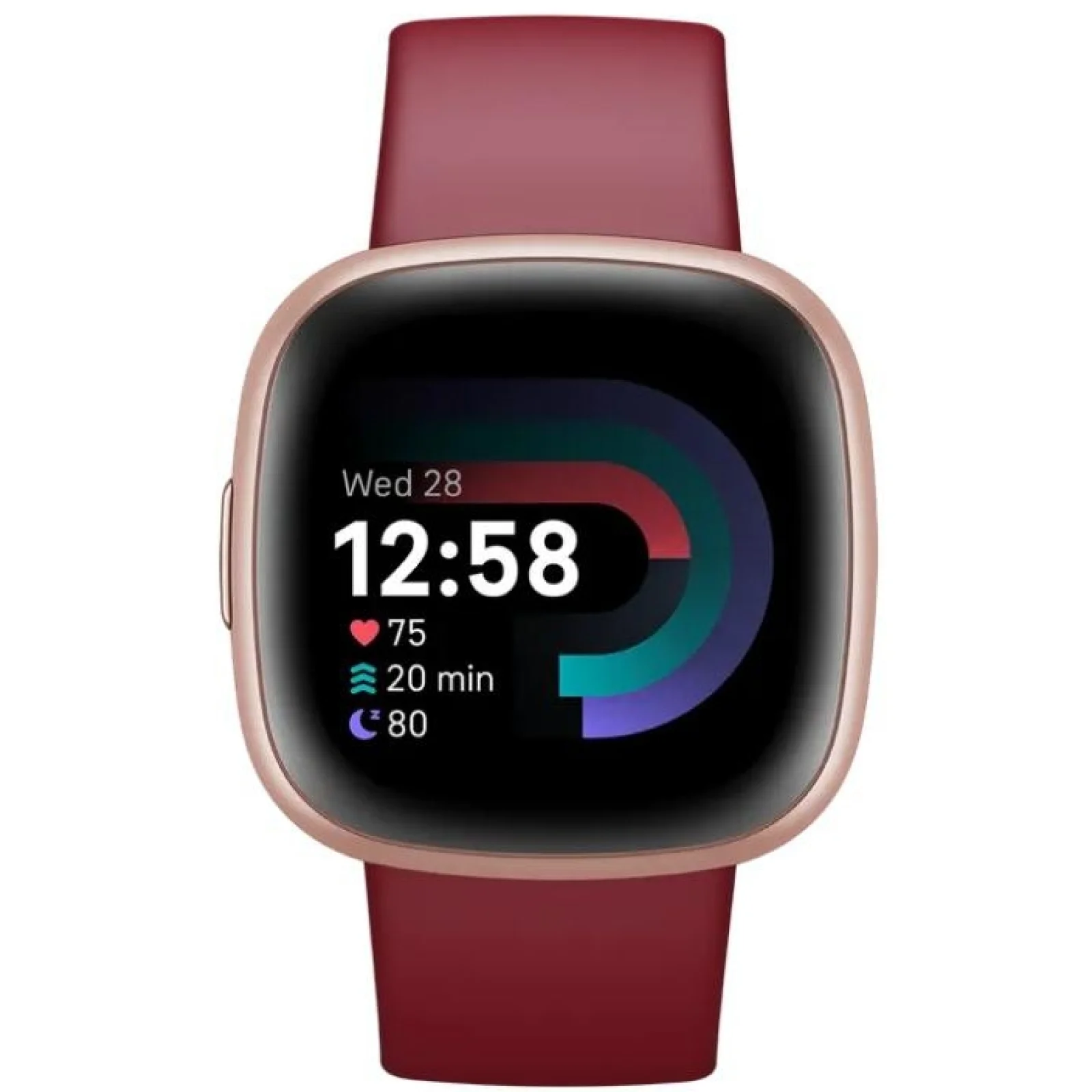 Смарт-часы Fitbit Versa 4 Beet Juice/Copper Rose (FB523RGRD)