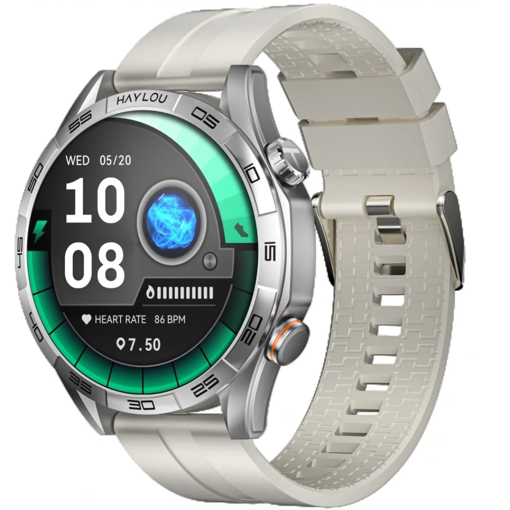 Смарт-часы HAYLOU Solar 5 LS20 Silver Silicone Strap
