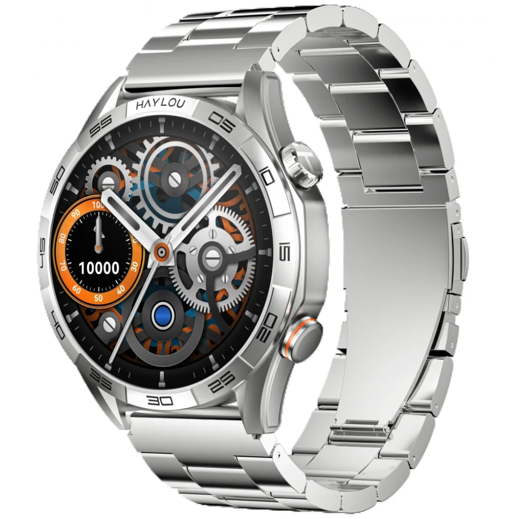Смарт-часы HAYLOU Solar 5 LS20 Silver Silicone + Stainless Steel Strap EU