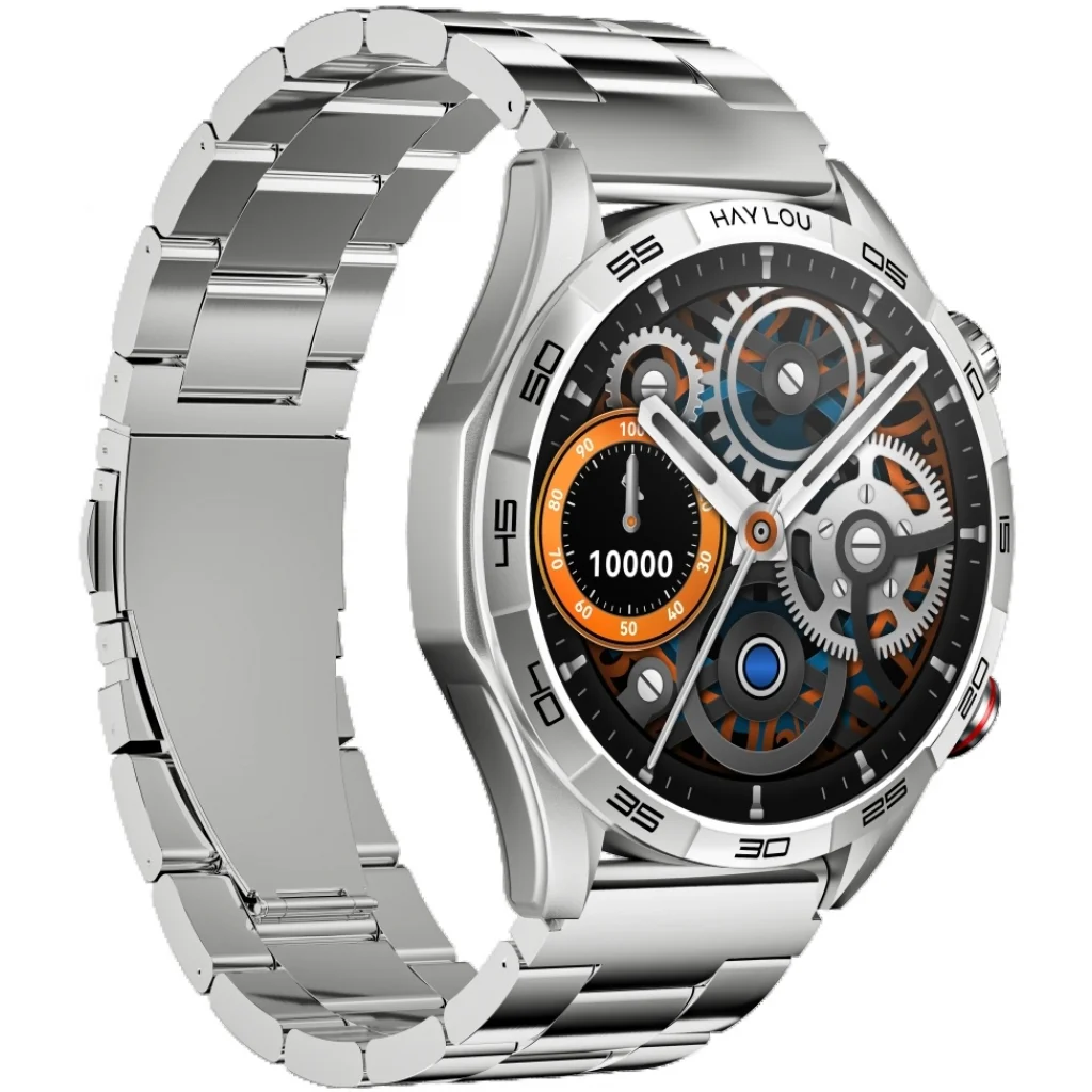 Смарт-часы HAYLOU Solar 5 LS20 Silver Silicone + Stainless Steel Strap EU