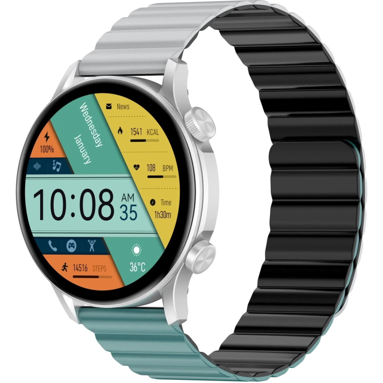 Смарт-часы Kieslect Smart Calling Watch Kr Pro Ltd Silver EU