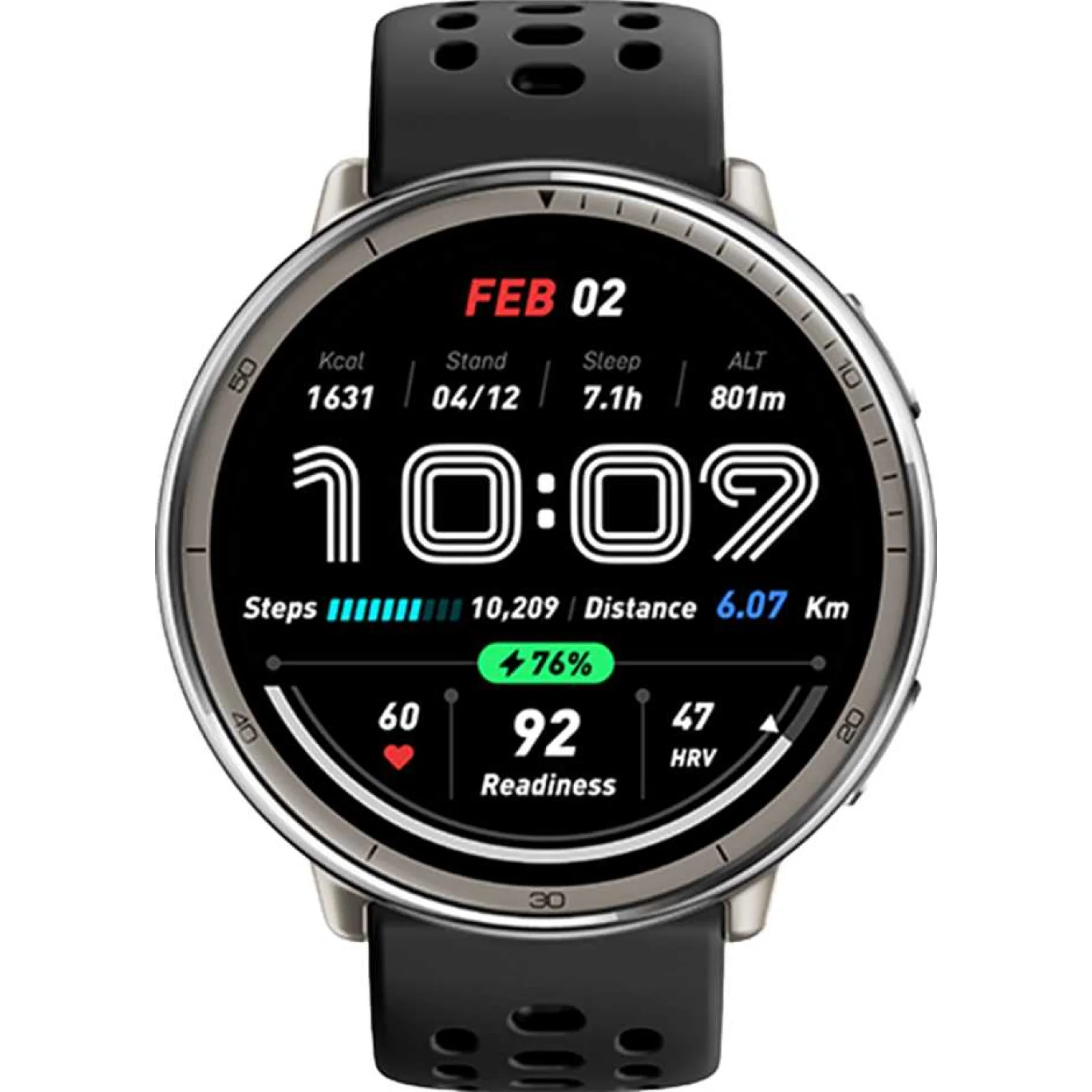 Смарт-часы Amazfit Active 2 Black Silicone EU