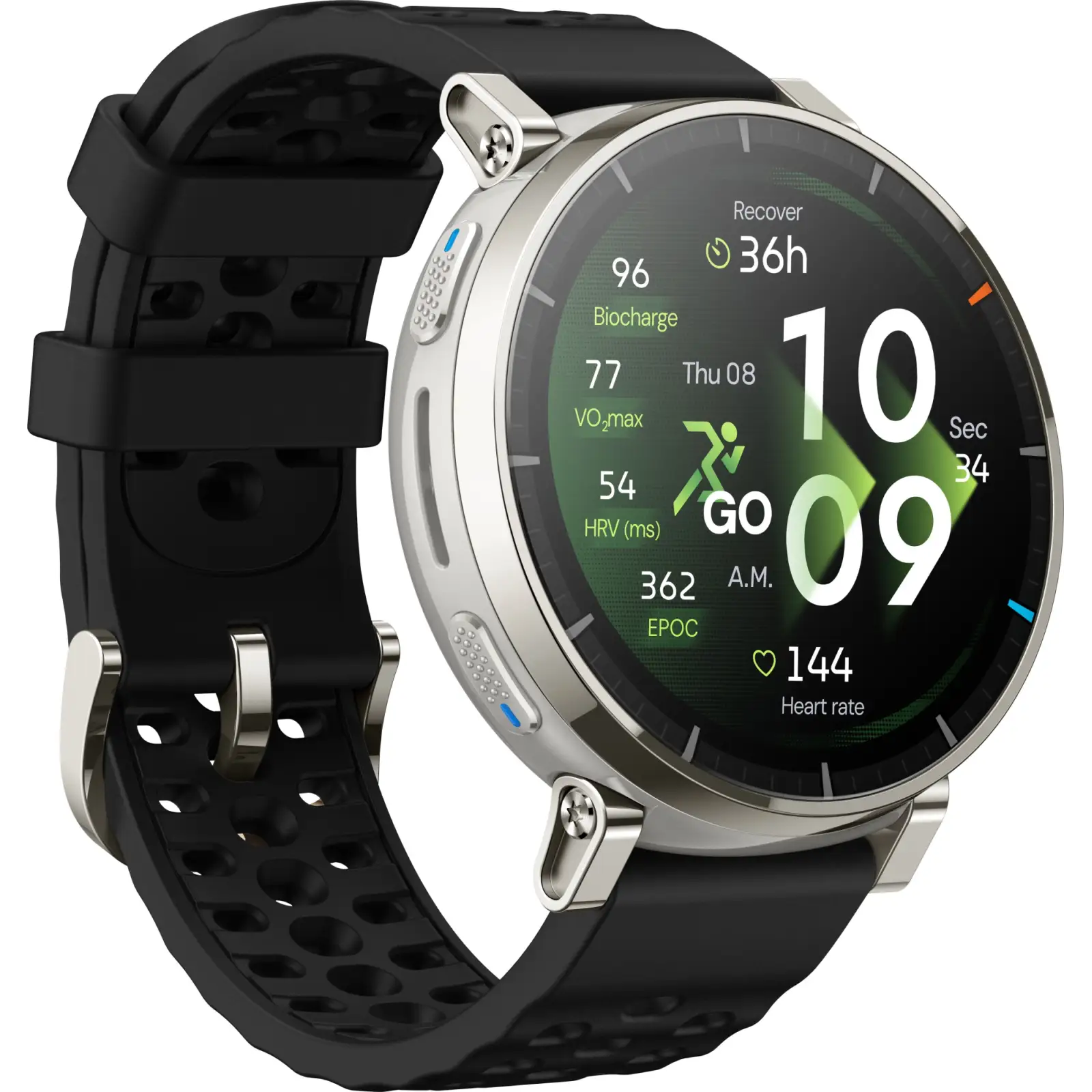 Смарт-годинник Amazfit Active 3 Premium W2559GL1N Silver UA
