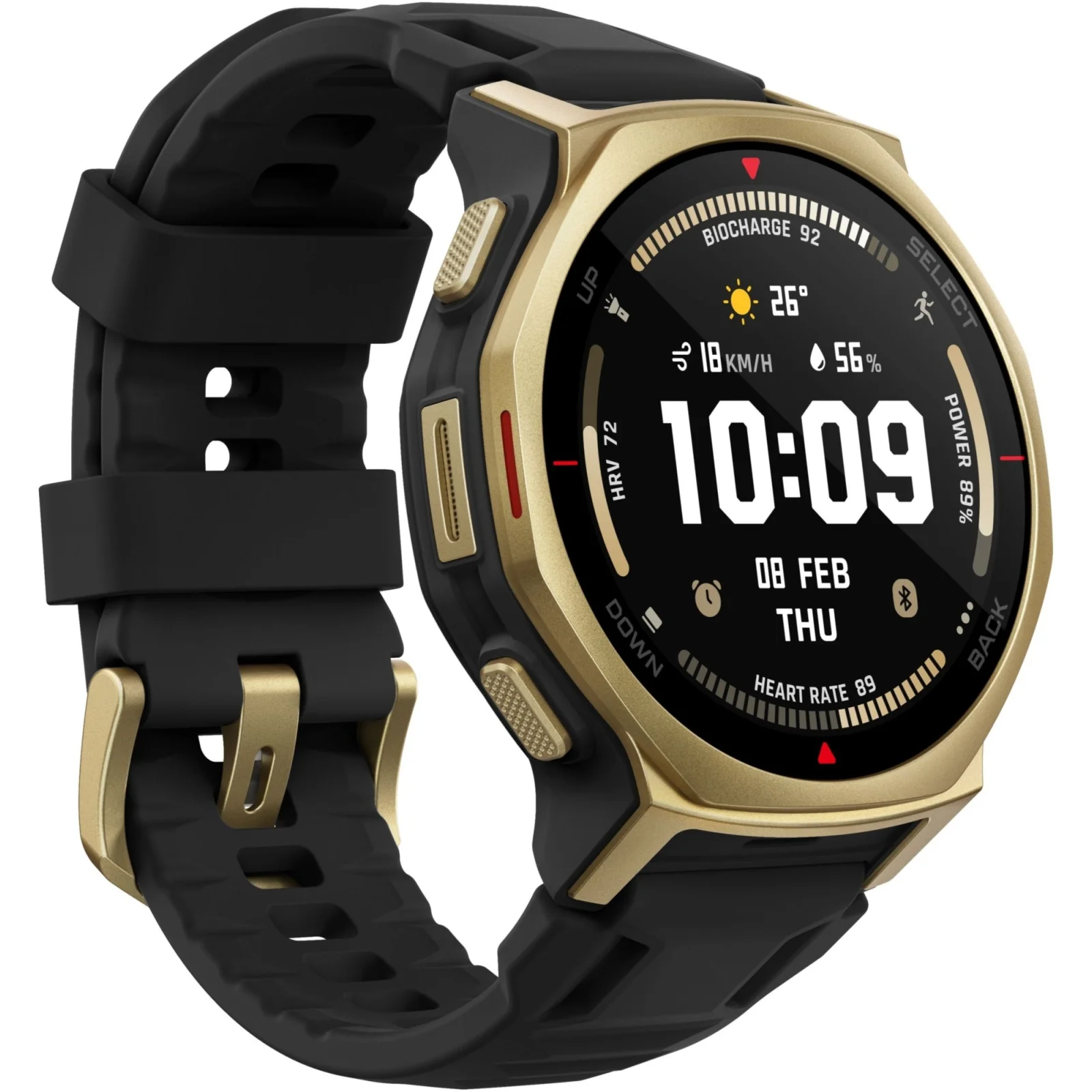 Смарт-часы Amazfit T-Rex 3 Pro 44mm Black-Gold (W2549GL1N) UA