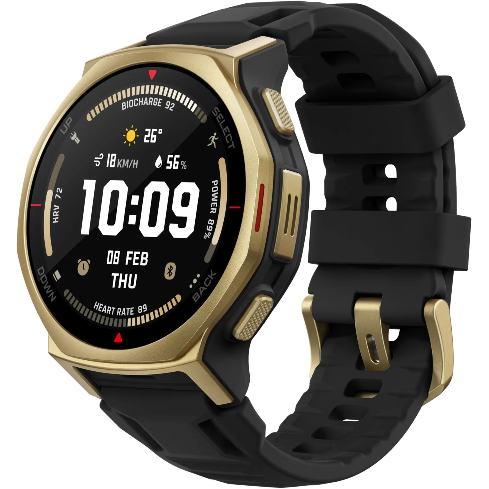 Смарт-часы Amazfit T-Rex 3 Pro 44mm Black-Gold (W2549GL1N) UA