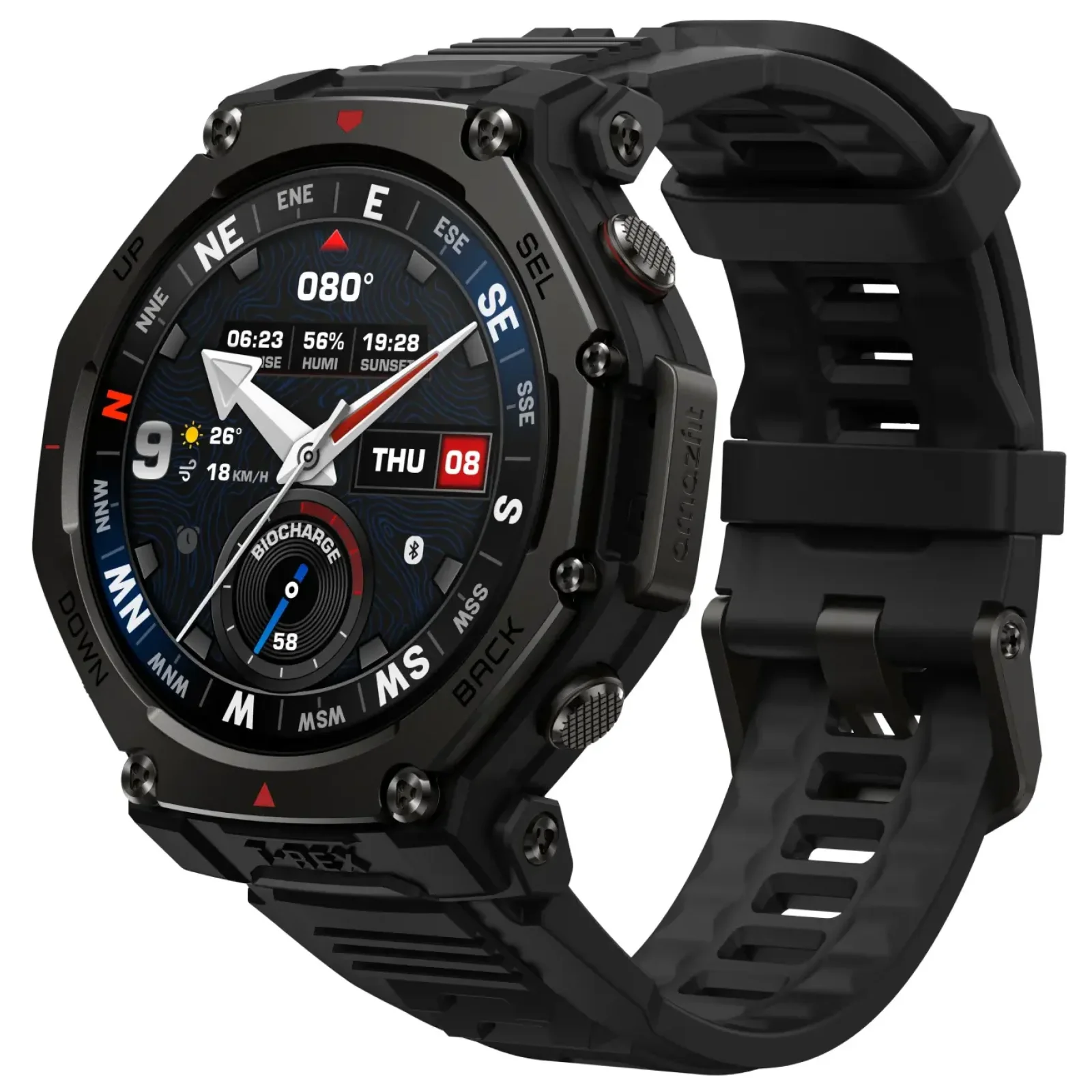Смарт-годинник Amazfit T-Rex 3 Pro 48mm Tactical Black (W2444OV1N) UA