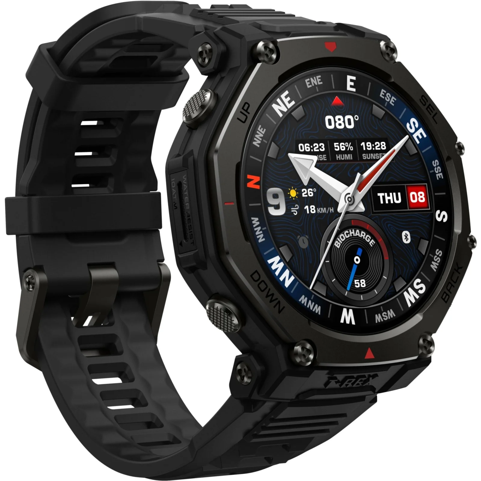Смарт-годинник Amazfit T-Rex 3 Pro 48mm Tactical Black (W2444OV1N) UA
