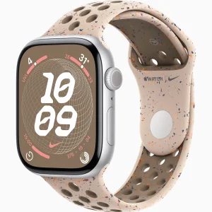Смарт-часы Apple Watch Series 10 GPS 46mm Silver Aluminum Case with Desert Stone Nike Sport Band M/L (MWX03, MYL93)