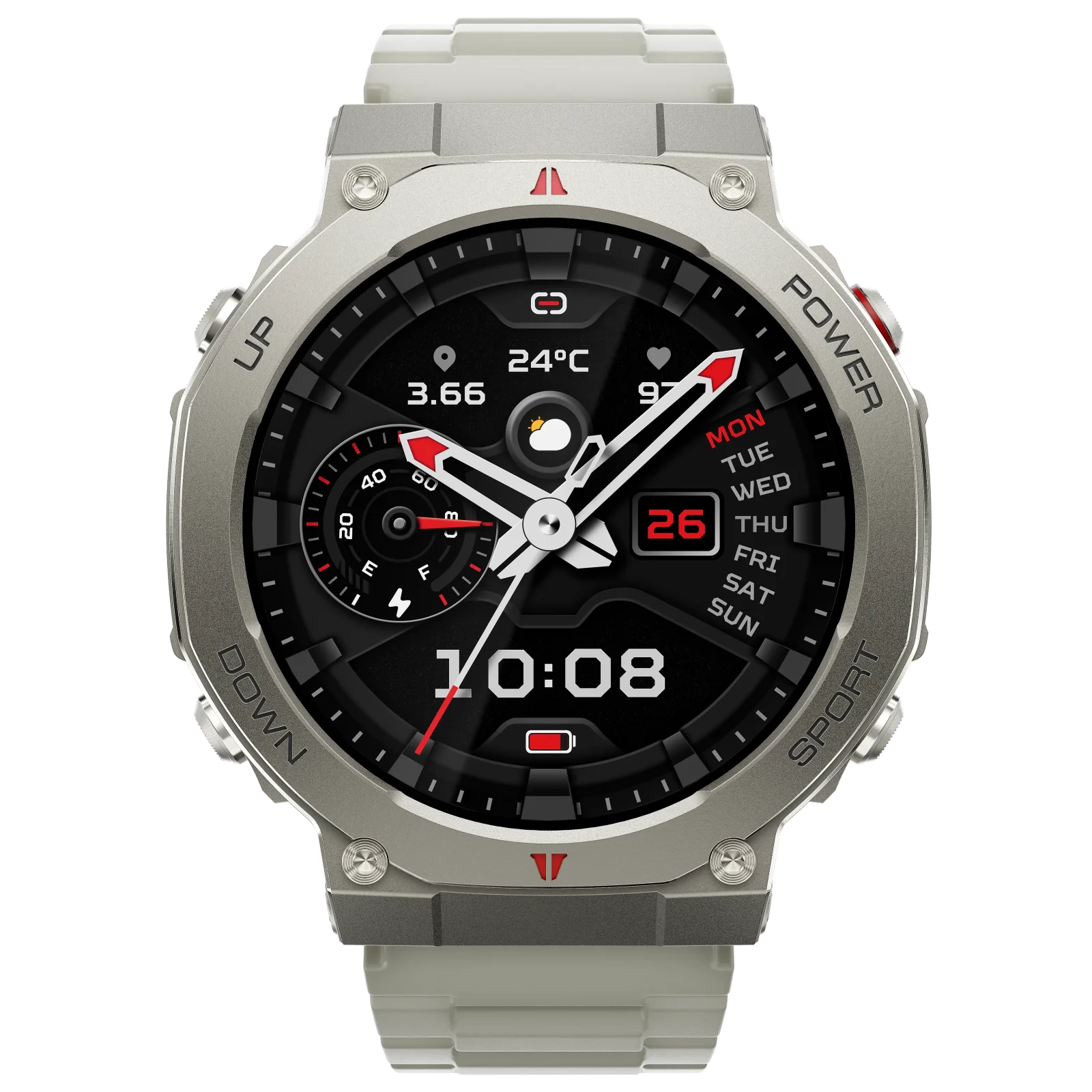 Смарт-годинник Xiaomi Black Shark GS3 Ultra Silver (BS-W2415) UA