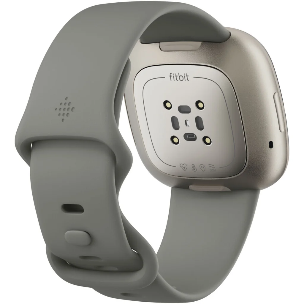 Смарт-годинник Fitbit Sense Sage Grey/Silver Stainless Steel (FB512SRSG)