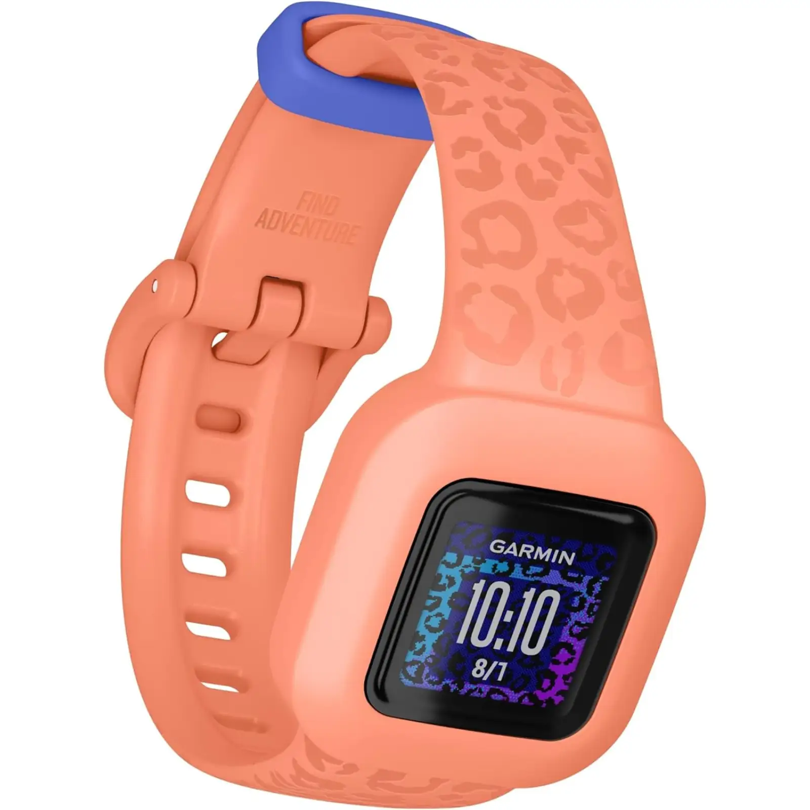 Фітнес-браслет GARMIN Vivofit Jr 3 Peach Leopard (010-02441-04)