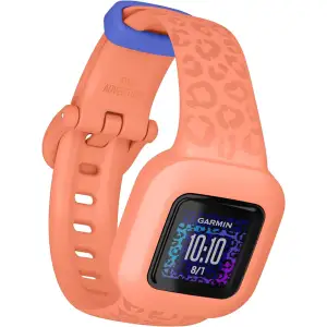 Фітнес-браслет GARMIN Vivofit Jr 3 Peach Leopard (010-02441-04)