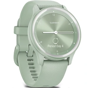 Смарт-годинник GARMIN Vivomove Sport Cool Mint Case and Silicone Band with Silver Accents (010-02566-03)