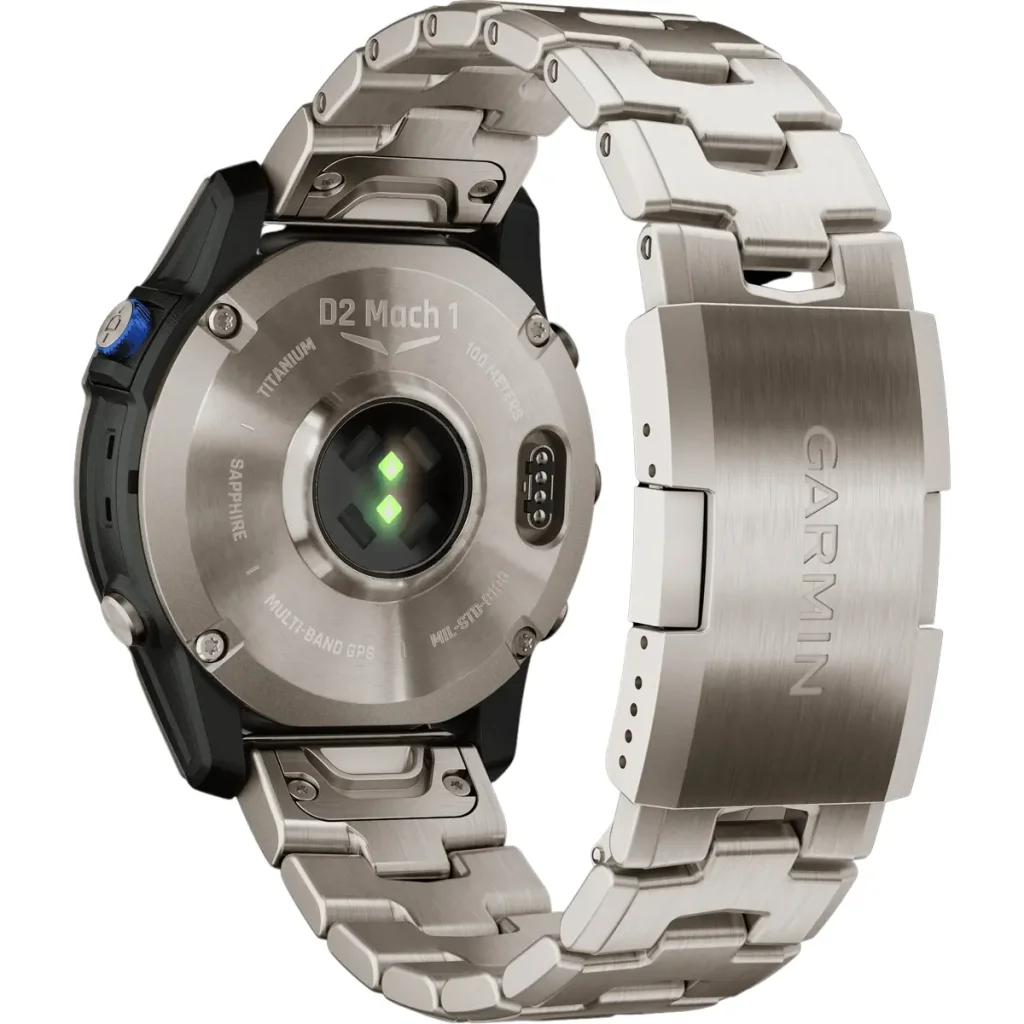 Смарт-годинник GARMIN D2 Mach 1 Aviator Smartwatch with Vented Titanium Bracelet (010-02582-50/51)