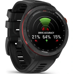 Смарт-часы GARMIN APPROACH S70 47mm Black Ceramic Bezel with Silicon Band Black (010-02746-12/02)
