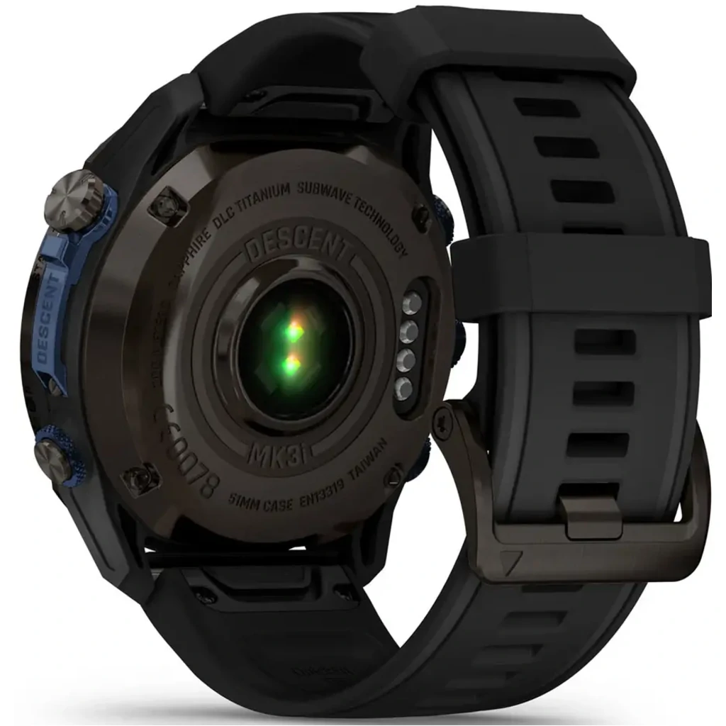 Смарт-часы Garmin Descent Mk3i 51mm Carbon Gray DLC Titanium with Black Silicone Band (010-02752-10/11)