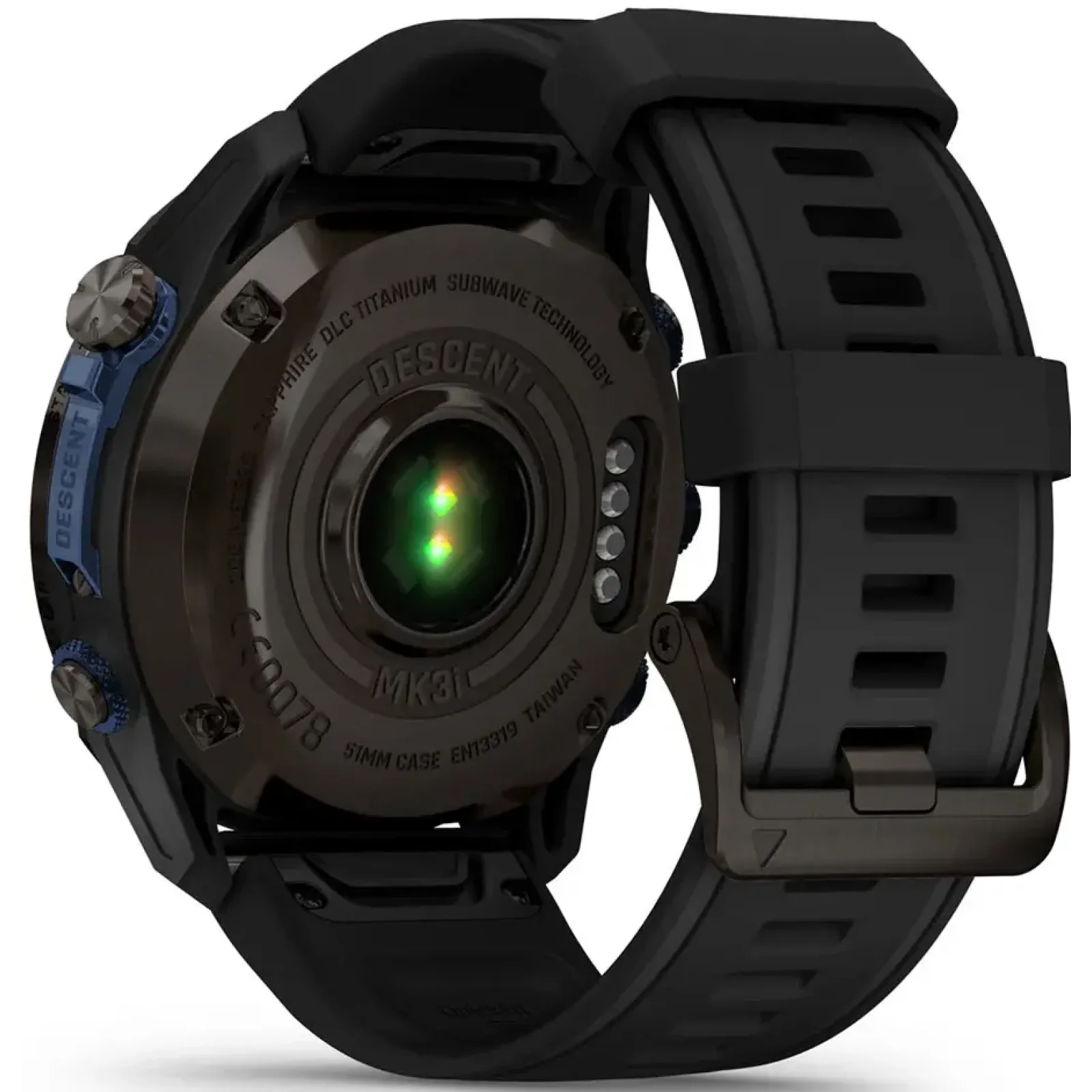 Смарт-годинник Garmin Descent Mk3i 51mm Carbon Gray DLC Titanium with Black Silicone Band (010-02752-10/11)