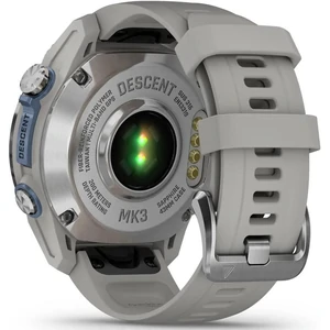 Смарт-часы Garmin Descent Mk3 43 mm Stainless Steel with Fog Gray Silicone Band (010-02753-04/03)