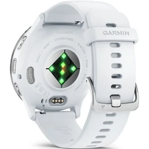 Смарт-годинник GARMIN Venu 3 Slate Stainless Steel Bezel with Whitestone Case and Silicone Band (010-02784-00/50) UA