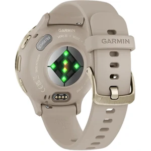 Смарт-годинник Garmin Venu 3S Soft Gold Stainless Steel Bezel with French Gray Case and Silicone Band (010-02785-02/52) UA