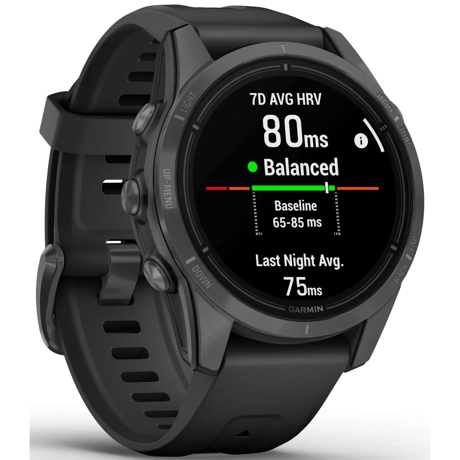 Смарт-часы GARMIN Epix Pro (Gen 2) Sapphire Edition 42mm Carbon Grey DLC Titanium with Black Band (010-02802-14/15)