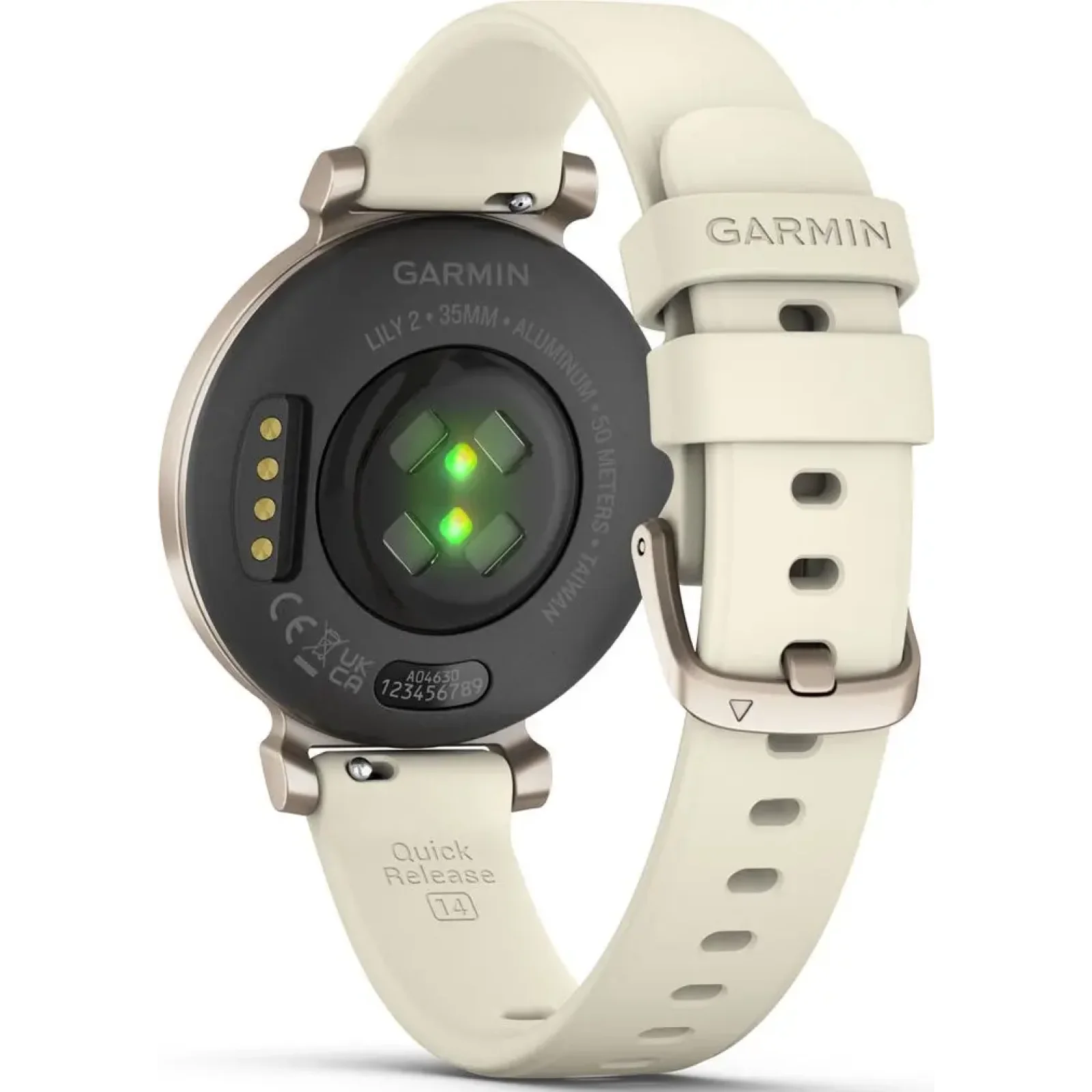 Смарт-годинник GARMIN Lily 2 Cream Gold with Coconut Silicone Band (010-02839-00)