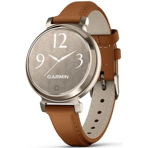 Смарт-годинник Garmin Lily 2 Classic Cream Gold with Tan Leather Band (010-02839-02)