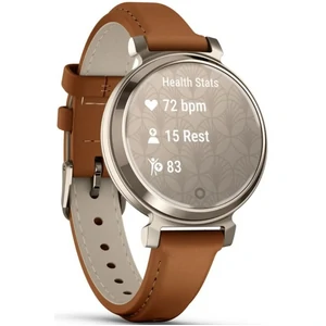 Смарт-годинник GARMIN Lily 2 Classic Cream Gold with Tan Leather Band (010-02839-02)