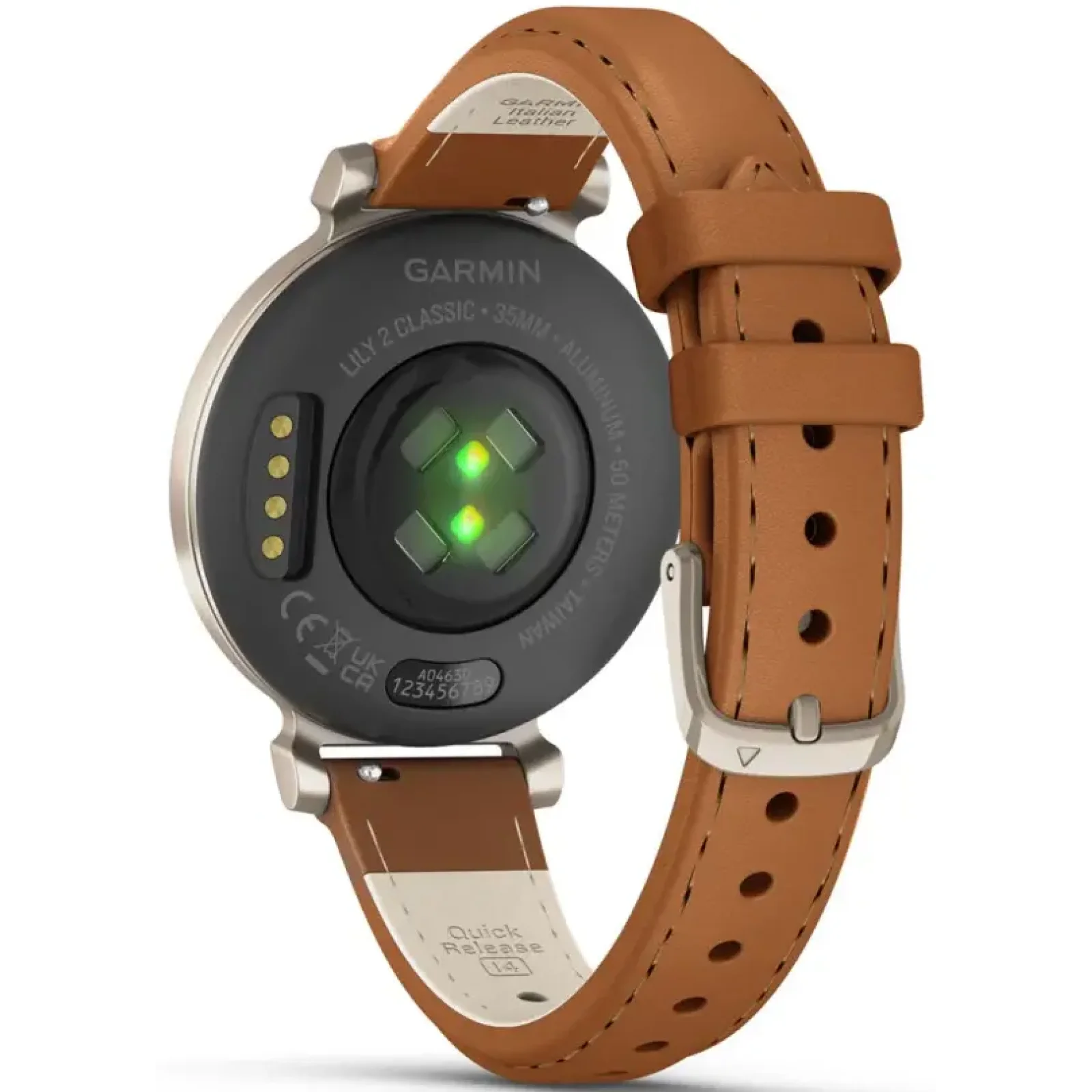 Смарт-годинник GARMIN Lily 2 Classic Cream Gold with Tan Leather Band (010-02839-02/60) UA
