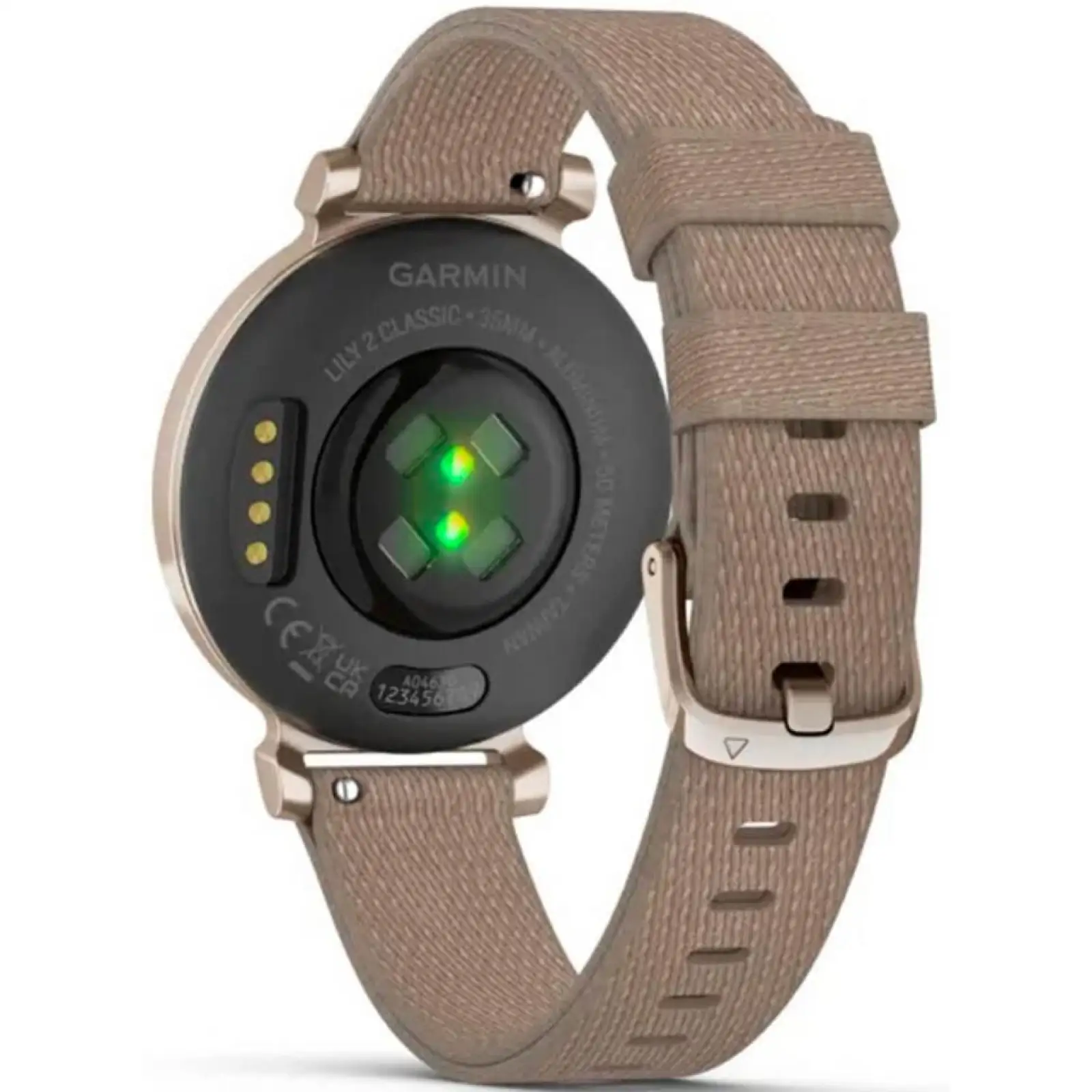 Смарт-часы GARMIN Lily 2 Classic Cream Gold with Coffee Nylon Band (010-02839-14/62) UA
