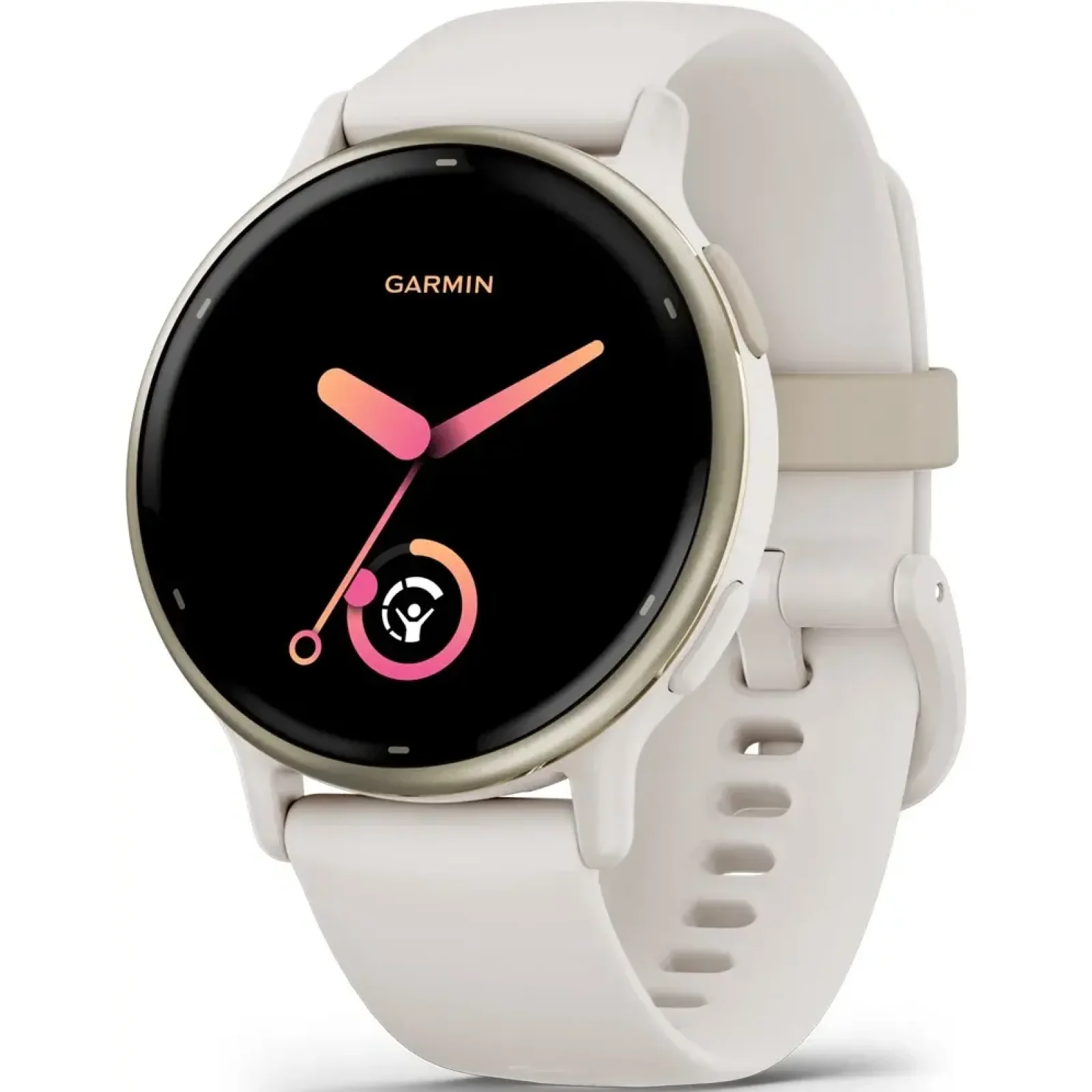 Смарт-часы GARMIN Vivoactive 5 Cream Gold Aluminum Bezel with Ivory Case and Silicone Band (010-02862-11)