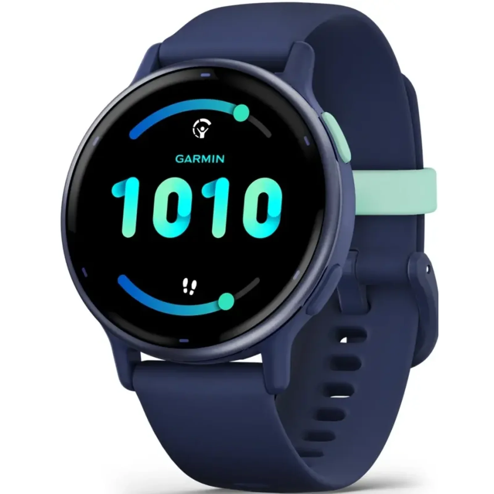 Смарт-часы GARMIN Vivoactive 5 Metallic Navy Aluminum Bezel with Navy Case and Silicone Band (010-02862-12/52) UA