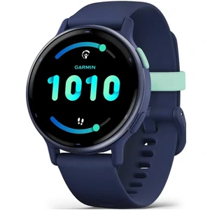 Смарт-годинник Garmin Vivoactive 5 Metallic Navy Aluminum Bezel with Navy Case and Silicone Band (010-02862-12/52)
