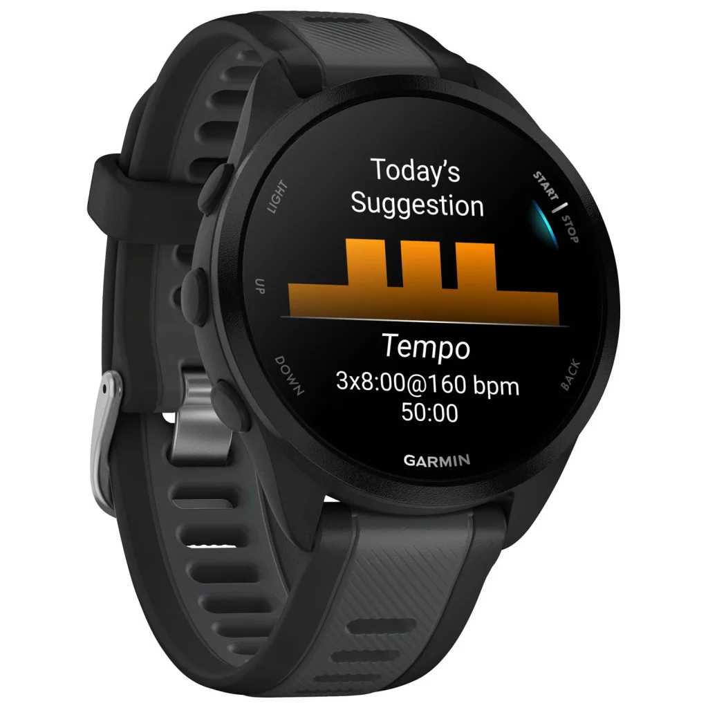 Смарт-годинник GARMIN Forerunner 165 Black/Slate Gray (010-02863-20)