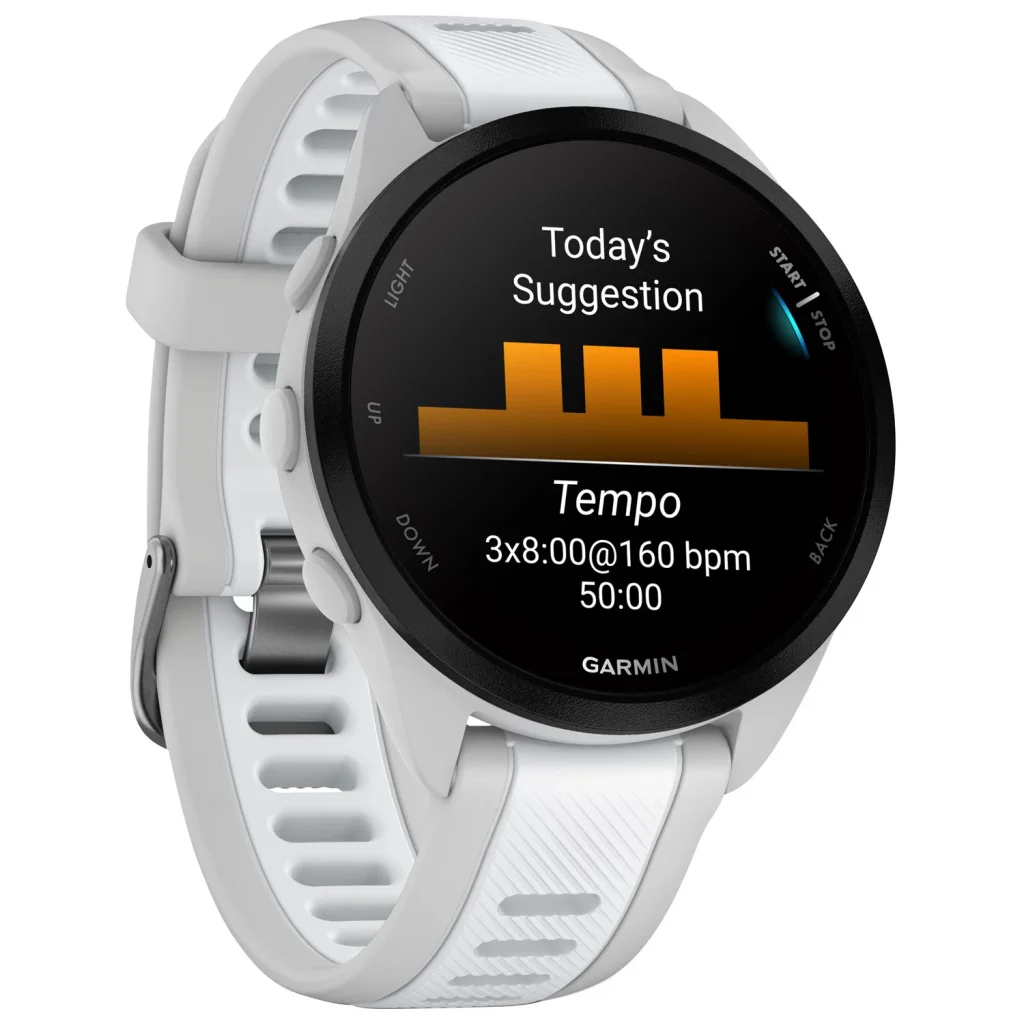 Смарт-годинник GARMIN Forerunner 165 Mist Gray/Whitestone (010-02863-21/A1) UA