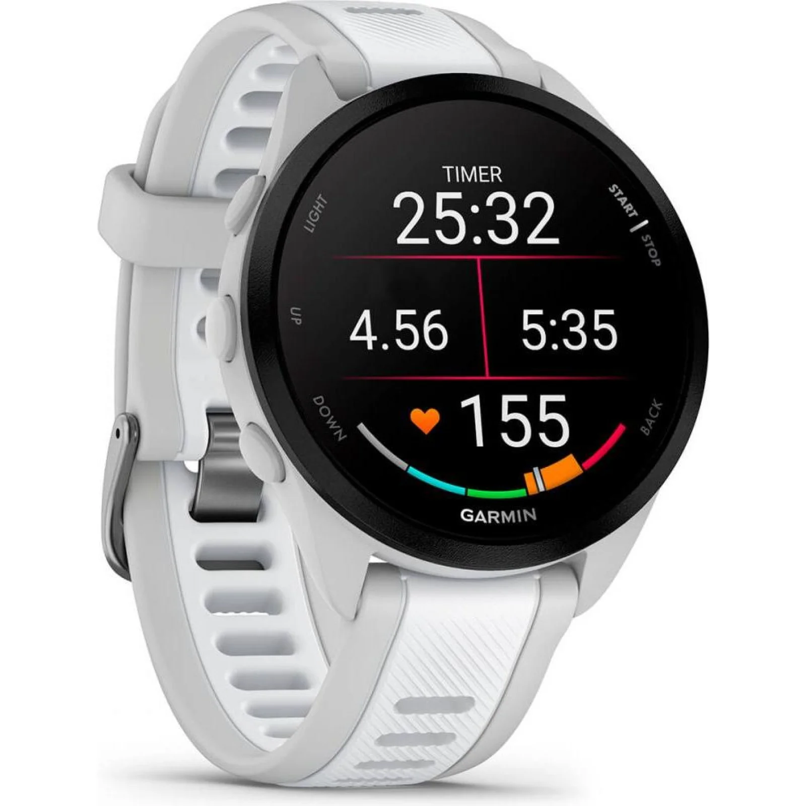 Смарт-годинник Garmin Forerunner 165 Music Mist Gray/Whitestone (010-02863-31/B1)