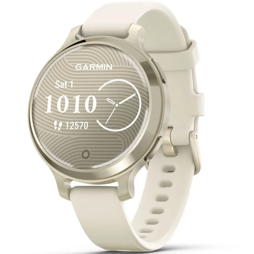 Смарт-годинник Garmin Lily 2 Active Lunar Gold with Bone Silicone Band (010-02891-00/50)