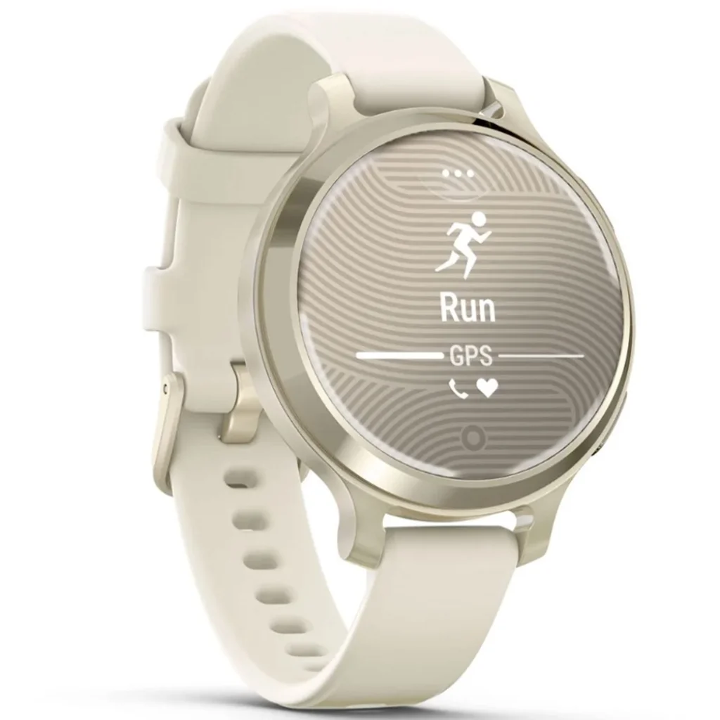 Смарт-годинник Garmin Lily 2 Active Lunar Gold with Bone Silicone Band (010-02891-00/50)