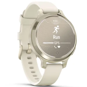 Смарт-годинник Garmin Lily 2 Active Lunar Gold with Bone Silicone Band (010-02891-00/50)