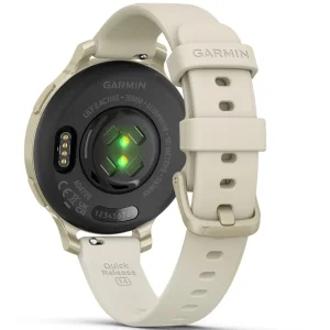 Смарт-годинник Garmin Lily 2 Active Lunar Gold with Bone Silicone Band (010-02891-00/50)