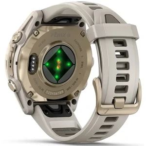 Смарт-часы Garmin Fenix 8 Amoled 43mm Sapphire Soft Gold with Fog Gray/Dark Sandstone Silicone Band (010-02903-10/11)