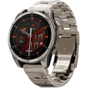 Смарт-годинник Garmin Fenix 8 Amoled 47mm Sapphire Titanium with Vented Titanium Bracelet (010-02904-40)